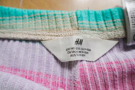Vrúbkovaná súprava h&m, h&m,140