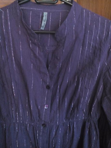 Fialová košeľa, e-vie,l