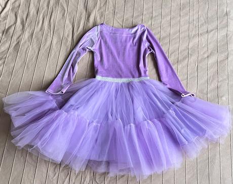 Zuppa šaty luna lila 122/128, 128