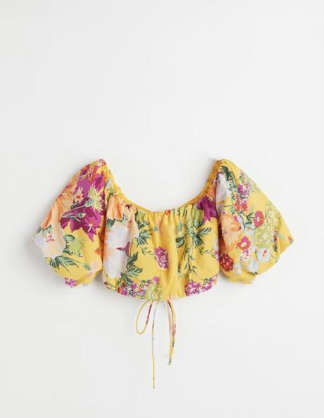 Top s viazaním na chrbáte, h&m,m