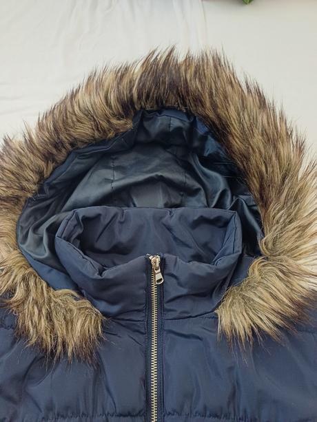 Tmavomodrá bunda, h&m,38