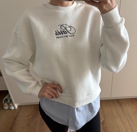 Biela mikina, stradivarius,xs