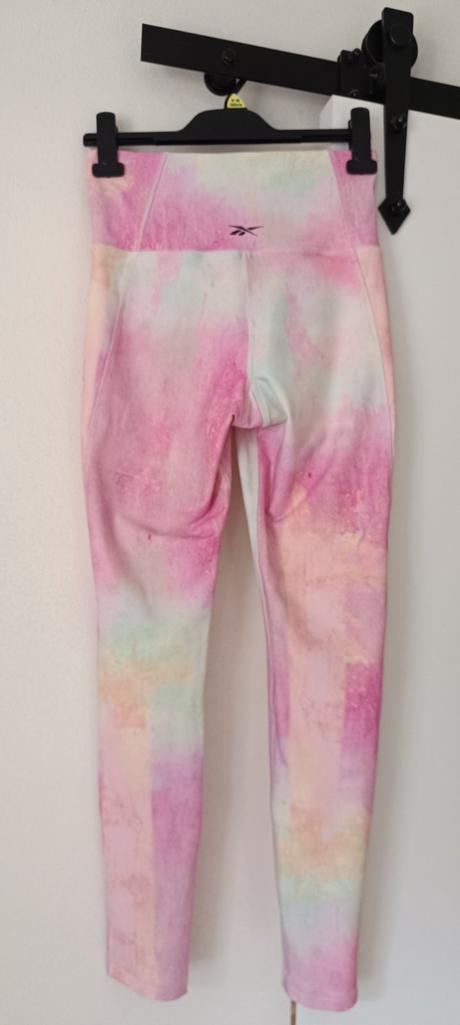 Ružové legíny, reebok,s