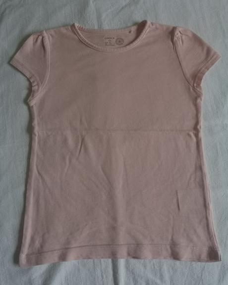 Svetloružové bavlnené tričko, lindex,104