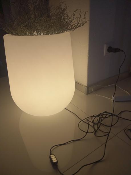 Svietiaci kvetináč, 