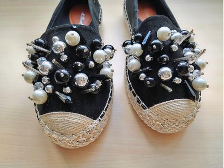 Čierne espadrilky, 40