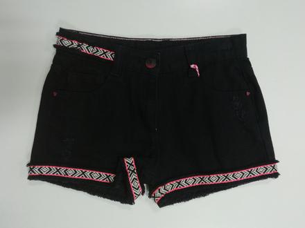 Čierne rifľové kraťasy, young dimension,122