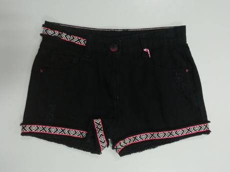 Čierne rifľové kraťasy, young dimension,122