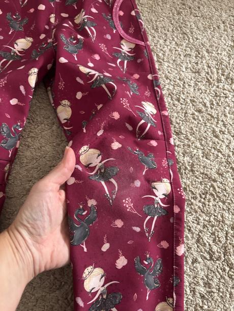 Rastúce softshelove nohavice, 116