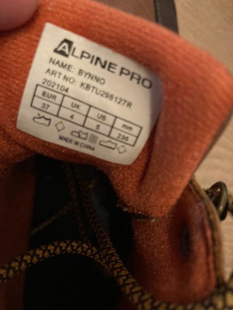 Zateplené chlapčenské  topánky, alpine pro,37