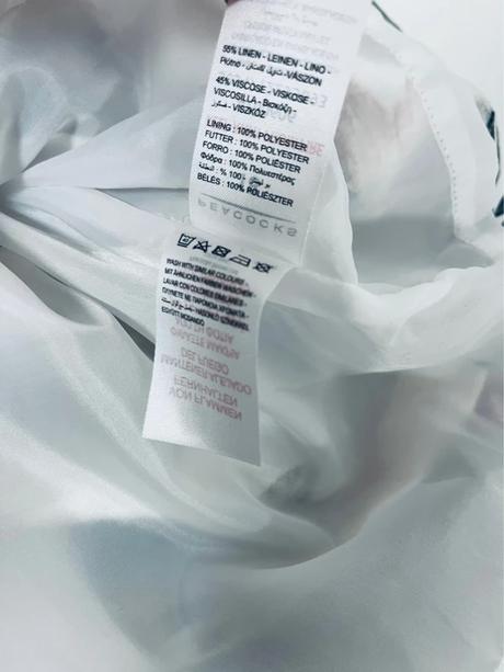 Letné kvietkované šaty s ľanom vel 46, 46