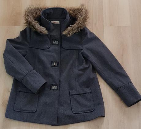 Damsky kabat s kapucnou, camaieu,40