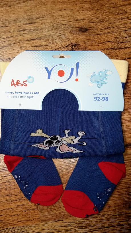 Bavlnene pancusky s protismykom, 92 / 98