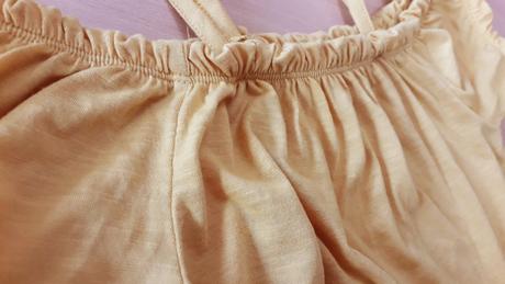 Tričko na ramienka horčicové, matalan,140