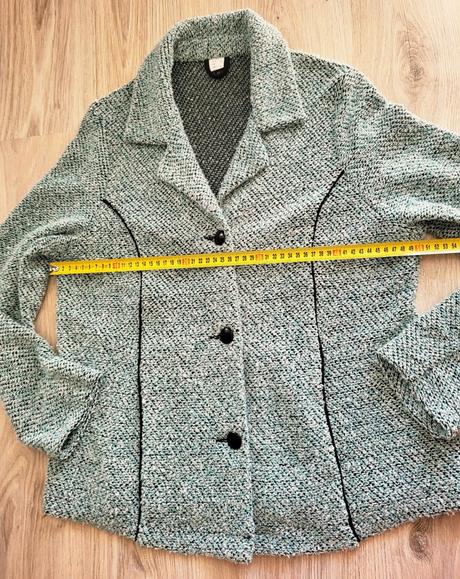 Štýlové dámske sako/kardigán s textúrou m/l, m