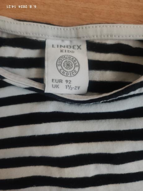 Tričko dlhý rukáv pre dievčatko 92, lindex,92