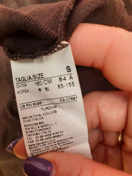 Dámske/dievčenské tričko benetton, benetton,xs