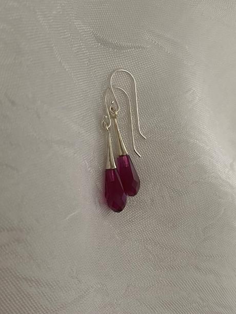 Strieborné náušničky,