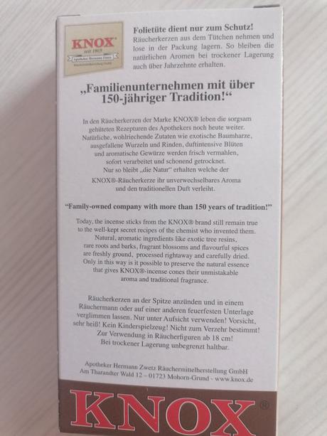 Knox vonné ihlany čokoláda,
