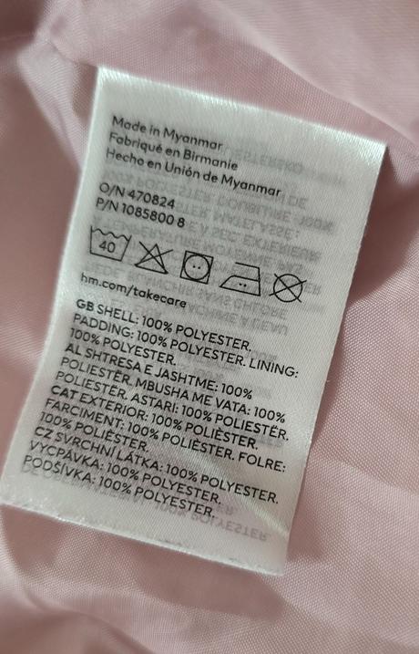 Detská bunda, h&m,80