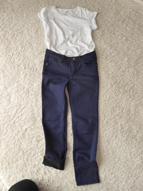 Nohavice hm, h&m,128
