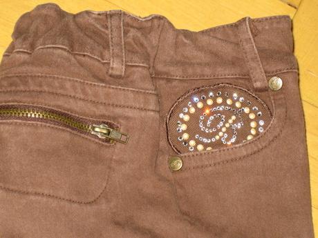 Miss blumarine 3/4 strečové nohavice pre 6 ročné, 122