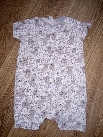 Bavlneny overal maxipes fik 12-18m top stav, f&f,86