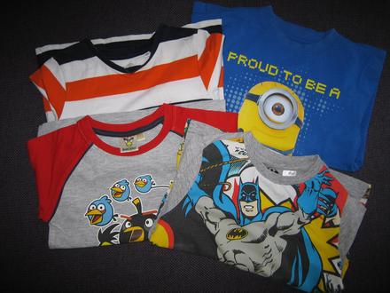 2x tričko krátky rukáv, 122