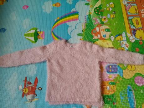 Chlpatý teplý svetrik, h&m,110