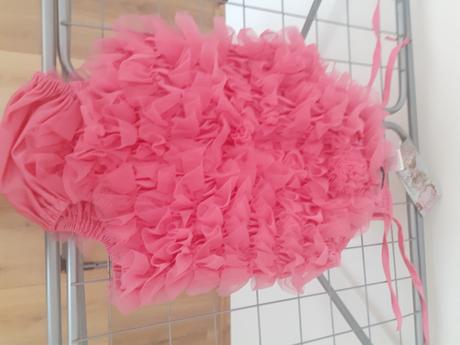 Ruzove cele plavky dolly original, 164