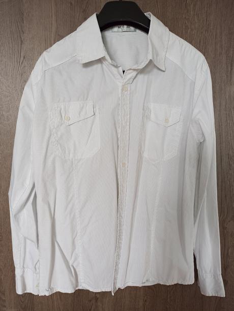 Košeľa - blúzka s jemným pásikom, l