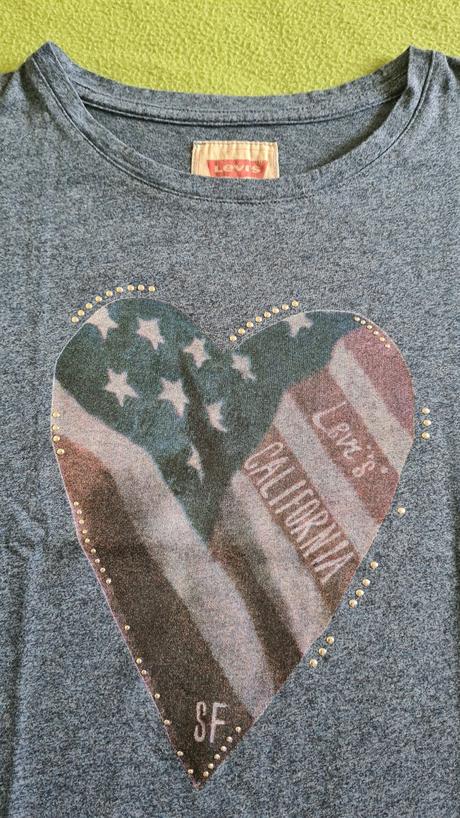 Kratsie volne tricko, levis,152