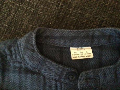 Chlapčenská košeľa f&f, v.80, f&f,80