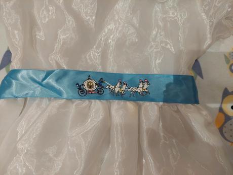 Popoluška exkluzívne (svadobné) šaty veľ.122/128,