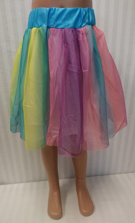 Dúhová tutu sukňa, 8-10 r, 134-140 cm, 134 / 140