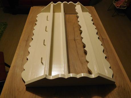 Drevená polica retro,, 