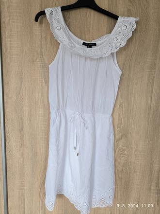 Biele šaty, gate,38