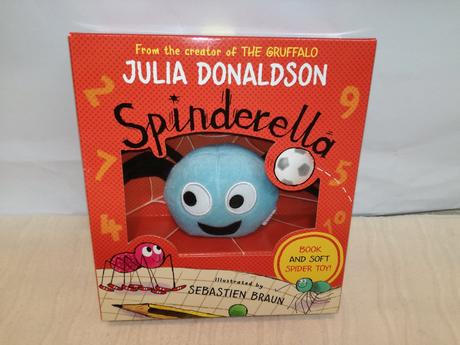 J. donaldson spinderella book + soft toy nsp20, 