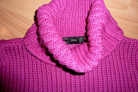 Zara pulover, pink, v. l,, zara,l