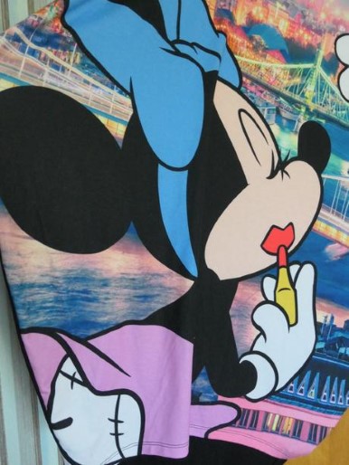 Sugarbrid bavlnene vzdusne mickey trendy saty uni, sugarbird