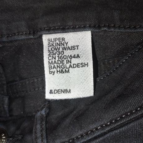 Čierne rifle zn denim veľ 158, denim,158