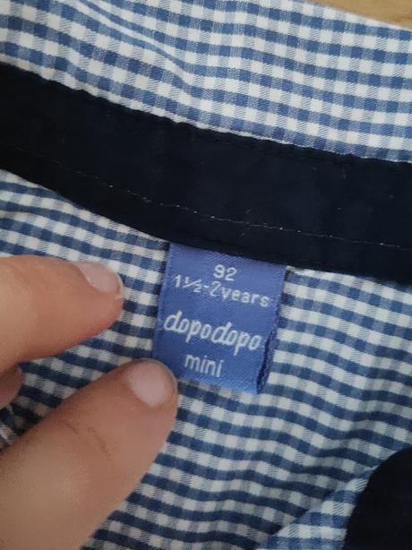 Košeľa s "trakami", dopodopo,92