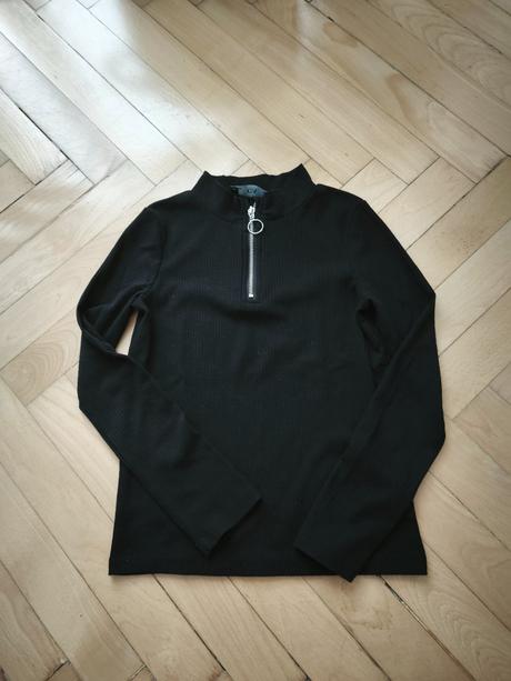 Tričko so stojacikom a zipsom, c&a,122