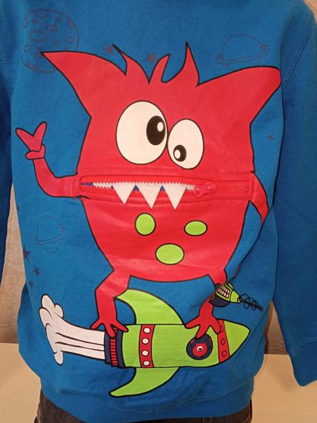 Chlapčenská mikina s potlačou veľk.122, kiki&koko,122