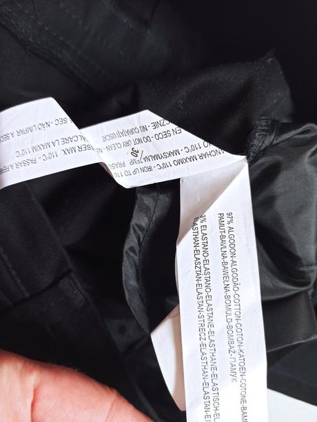 Stradivarius nohavice xs čierne jesenné, stradivarius,xs