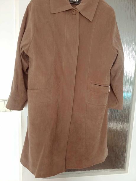 Hnedý prechodný aj zimný kabát, m