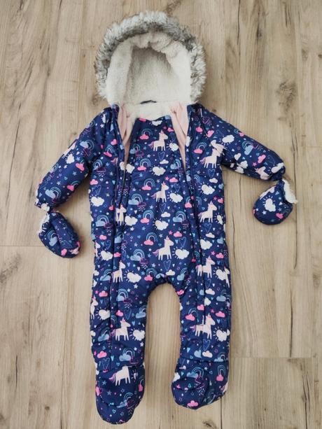 Zimný overal s rukavičkami, f&f,80