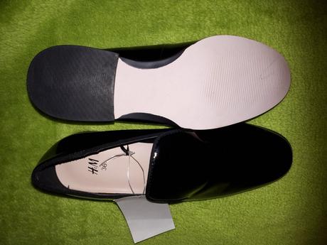 Nadherne mokasiny lakovky h&m, h&m,36