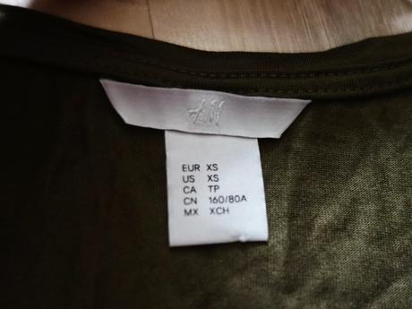 Dámske tričká h&m basic, h&m,xs