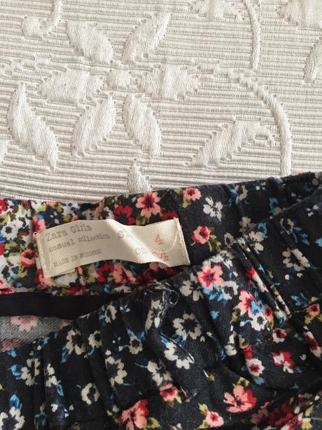 Kvetinkové nohavice zara, zara,104